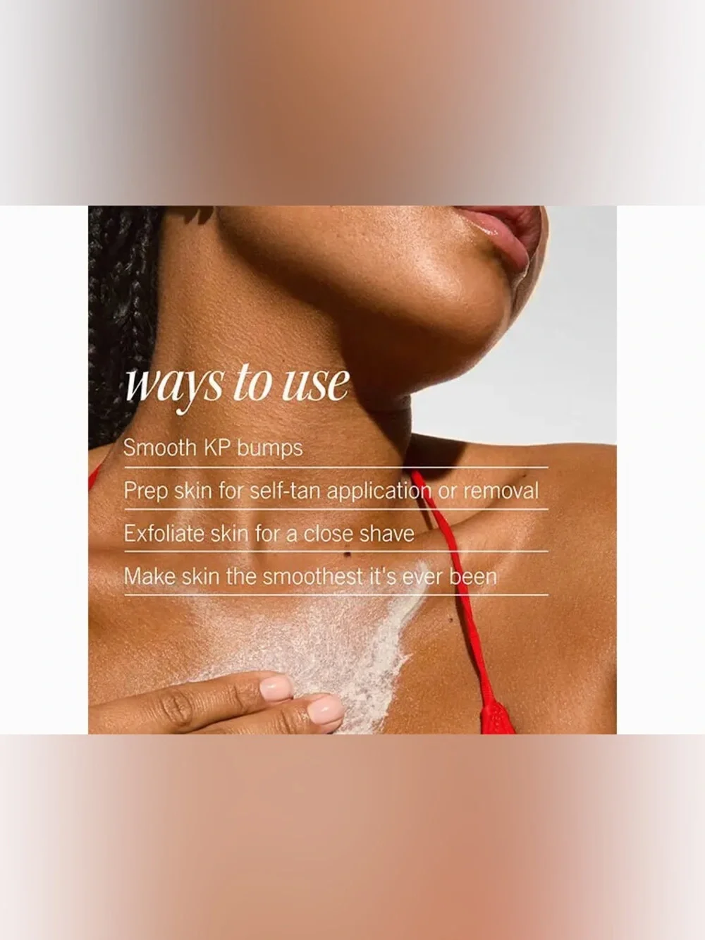FIRST AID BEAUTY KP Bump Eraser Body Scrub 10% AHA Fresh Strawberry